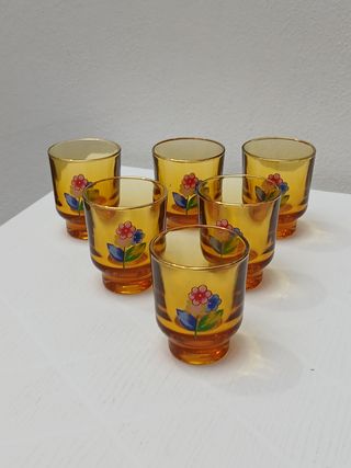 Set 6 Bicchieri Liquore Vintage Made in Italy