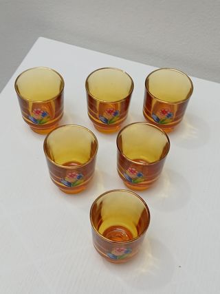 Set 6 Bicchieri Liquore Vintage Made in Italy