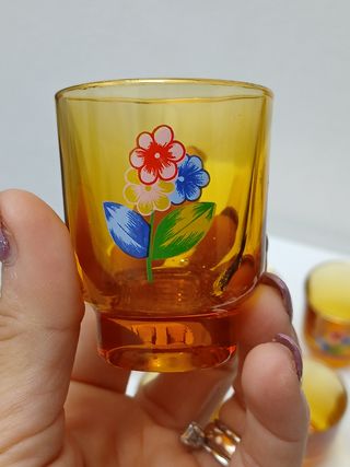 Set 6 Bicchieri Liquore Vintage Made in Italy