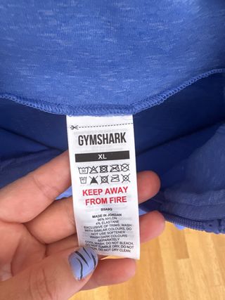 Chaqueta deportiva Gymshark azul