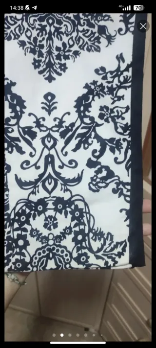 Pantalón de vestir Zara estampado blanco y negro