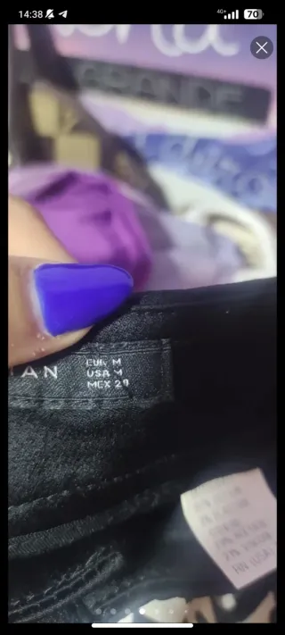 Pantalón de vestir Zara estampado blanco y negro