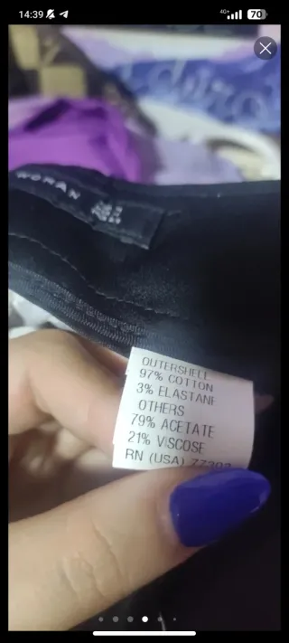 Pantalón de vestir Zara estampado blanco y negro