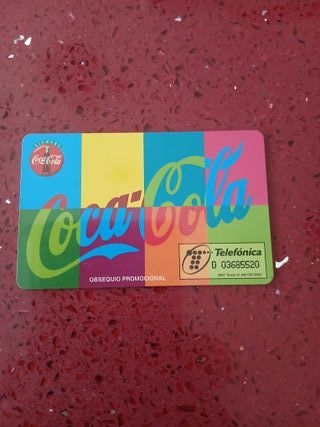 Carta Telefonica Coca-Cola 500 ptas