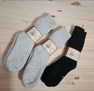 2 Pares Calcetines Lana 100%