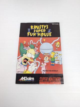 Krusty's Super Fun House SNES Completo