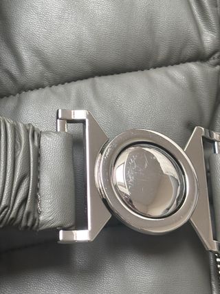 Abrigo Morgan verde talla M con cinturón