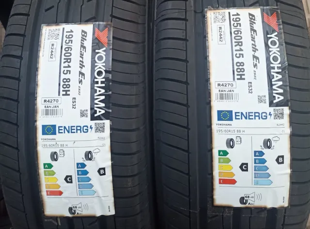 2 Neumáticos Yokohama 195/60R15 88H