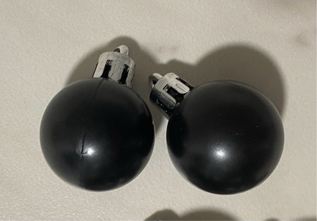 Mini Palline Natalizie Nere