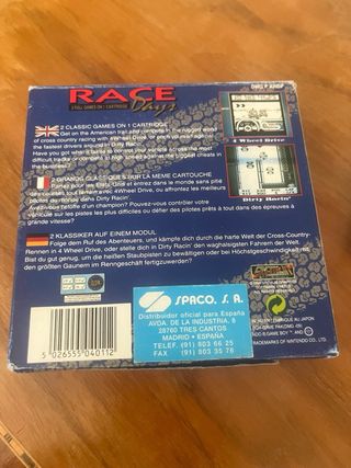 Nintendo Gameboy Race Days 2 en 1 Españolizado.