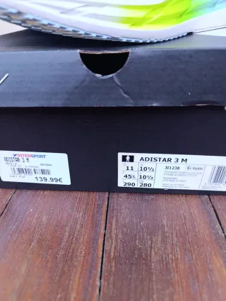 Adidas Adistar 3 M Zapatillas Running Talla 45 1/3