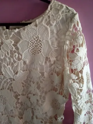 Vestido blanco encaje