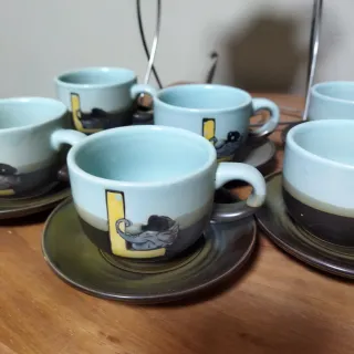 Juego de café 6 tazas