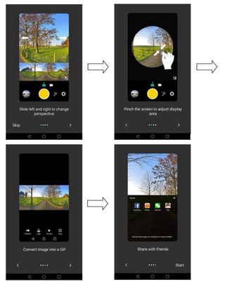 Cámara Huawei 360 VR Panorámica