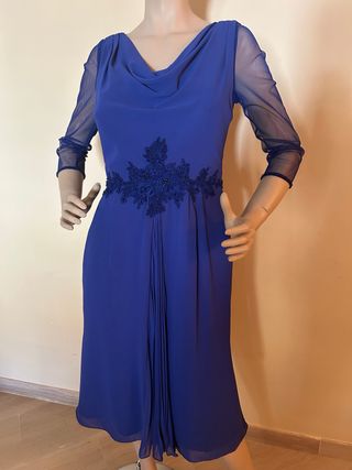 Vestido Sonia Peña Azul Talla M