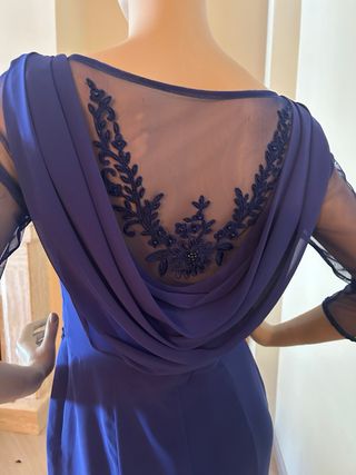 Vestido Sonia Peña Azul Talla M