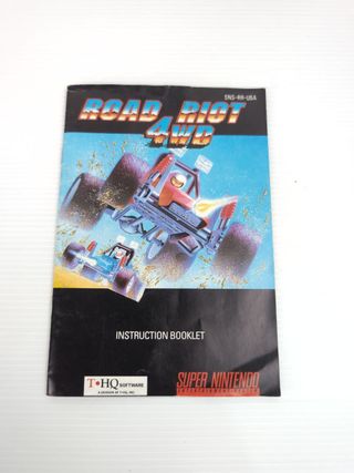 Road Riot 4WD SNES con Manuale e Scatola