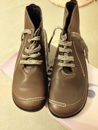 Botas de Piel Flex Go Marrón