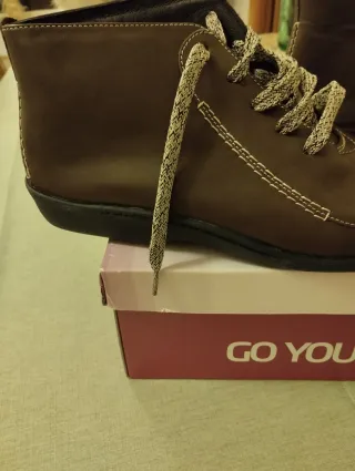 Botas de Piel Flex Go Marrón