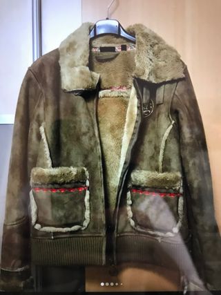 Chaqueta Protest Marrón/Verde Mujer