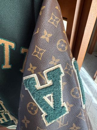 Giubbotto Louis Vuitton LV Verde e Marrone