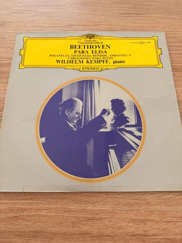 Vinilo Beethoven Para Elisa - Wilhelm Kempff