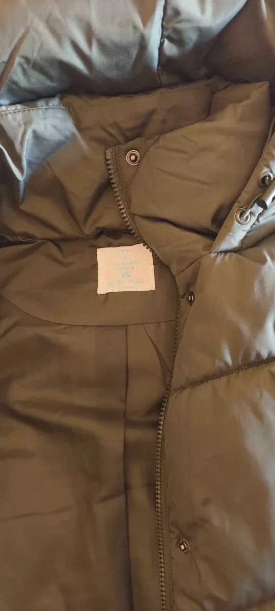 Chaleco Anorak Largo Verde Militar