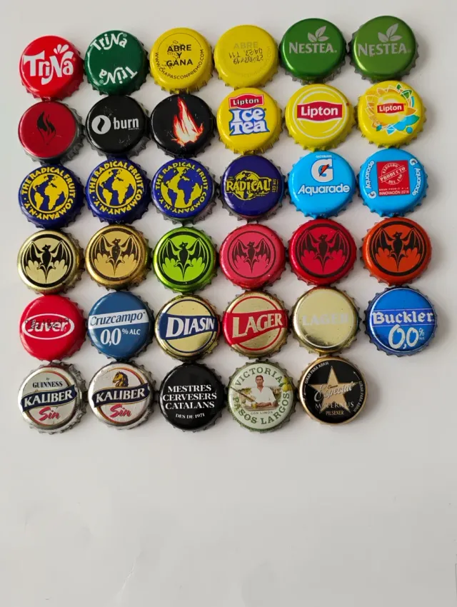 Lote de Chapas de Refrescos Variados