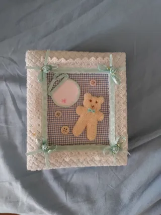 Album fotografico orsetto e bavaglino