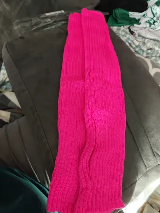 Calentadores de piernas rosas