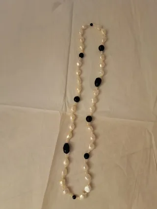 Collar Perlas Cultivadas y Ónix