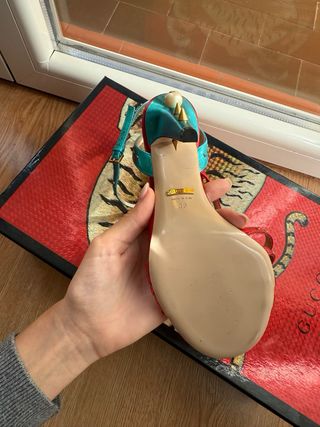 Gucci Wangy Jeweled Sandal