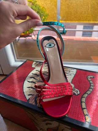 Gucci Wangy Jeweled Sandal