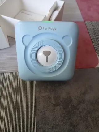 Mini impresora PeriPage azul