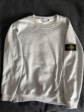 Sudadera Stone Island Gris Talla M