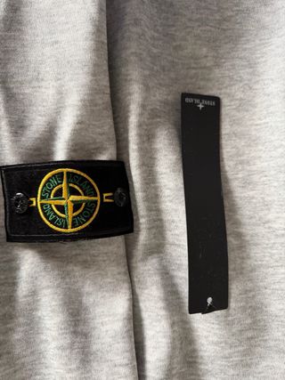 Sudadera Stone Island Gris Talla M