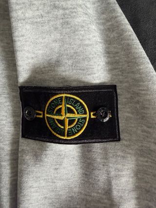Sudadera Stone Island Gris Talla M