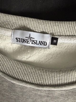Sudadera Stone Island Gris Talla M