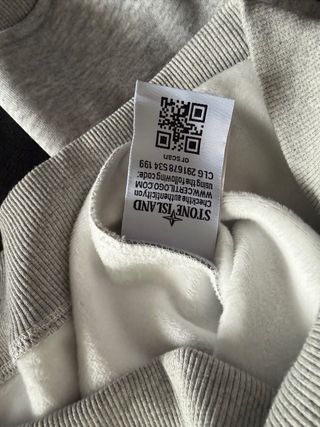 Sudadera Stone Island Gris Talla M