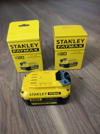2 Baterías Stanley Fatmax V20 18V 4.0Ah