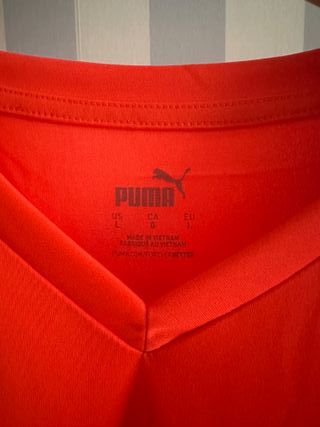 Camiseta Puma Técnica Naranja Talla L