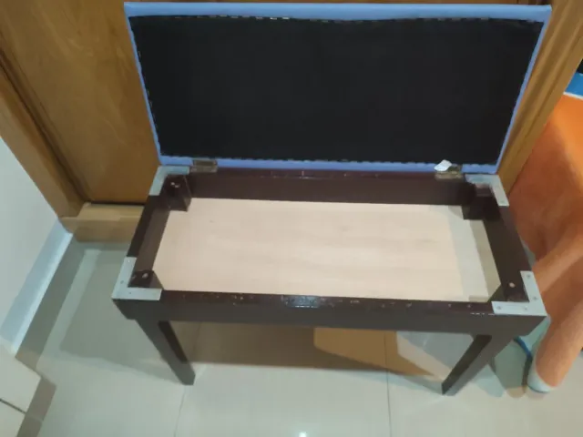 Banco de piano/asiento con cajón