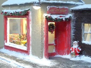 Diorama Natalizio Land Rover 109 Pick Up 1/43