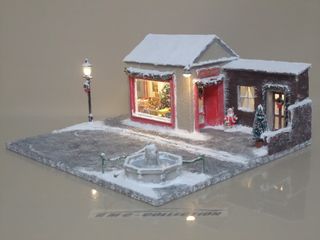 Diorama Natalizio Land Rover 109 Pick Up 1/43