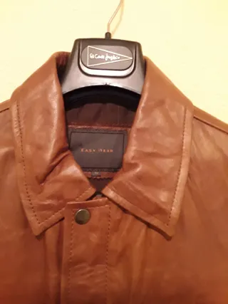 Chaqueta de cuero auténtico