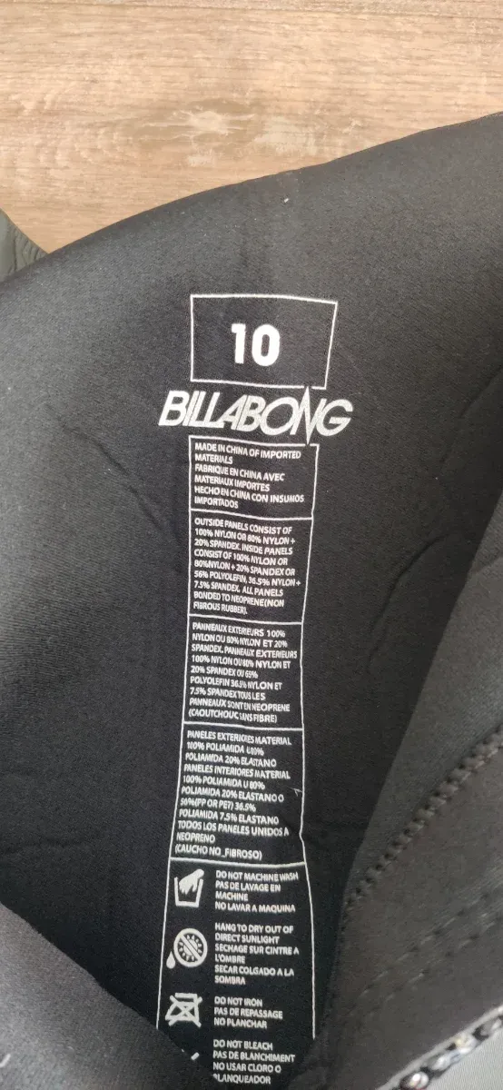Neopreno Billabong Intruder Niño