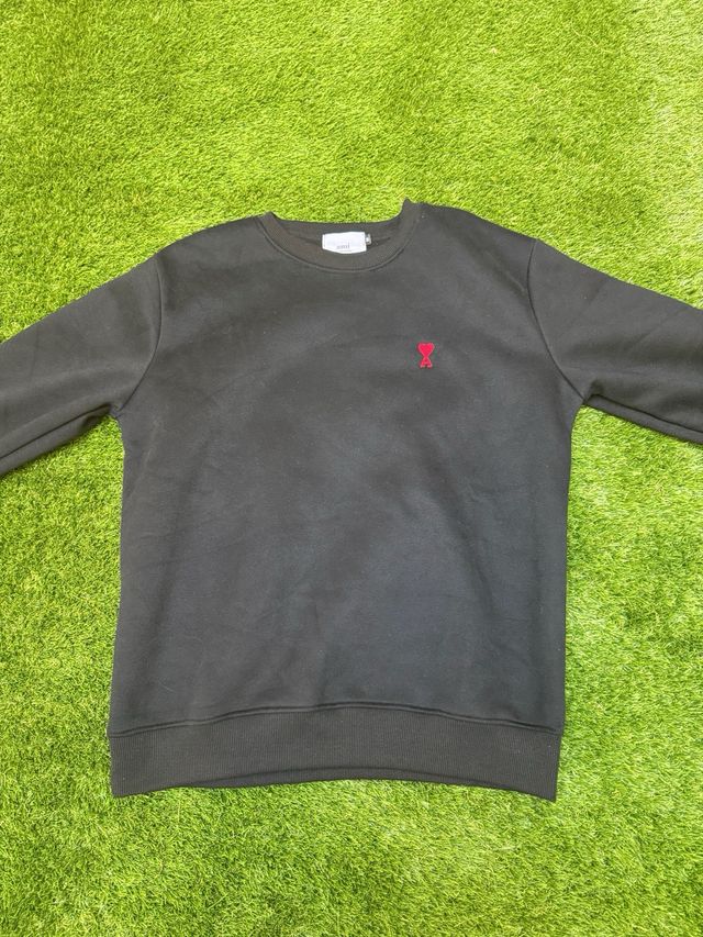 Sudadera AMI Paris Negra Talla M