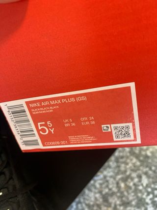 Zapatillas Nike Air Max Plus Negras