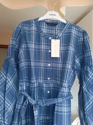 Vestido midi camisero ZARA L