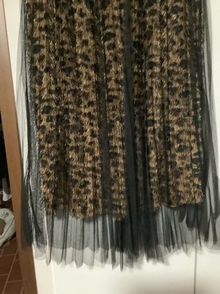 Gonna lunga animalier tulle Tg S/M (Italy)